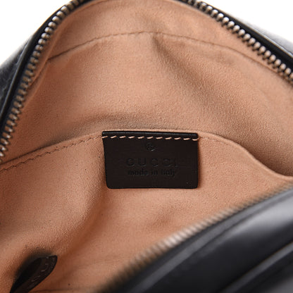 Gucci Calfskin Matelasse GG Marmont Belt Bag 75 30 Black 5 of 7