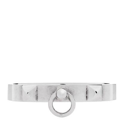 Hermes Sterling Silver PM Collier De Chien Bracelet ST 1 of 3