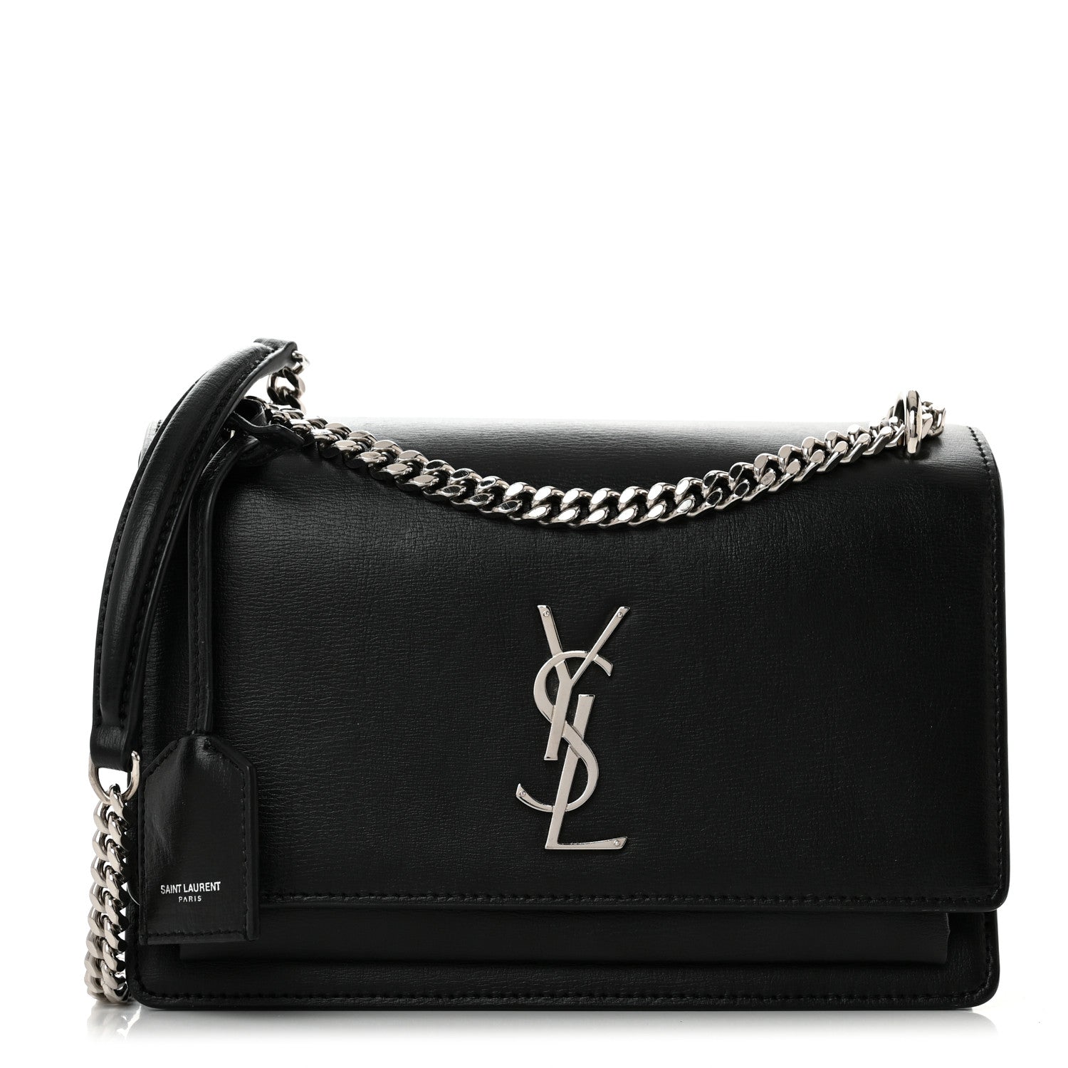 Saint Laurent Calfskin Medium Monogram Sunset Black 1 of 11