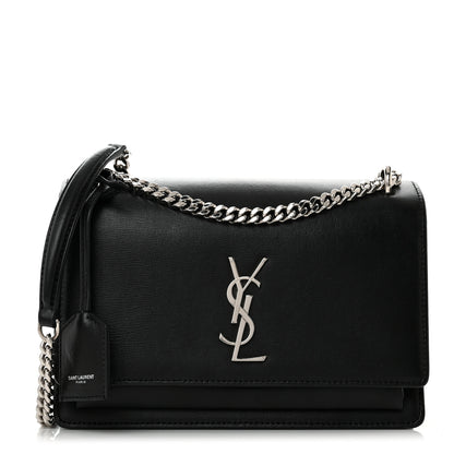 Saint Laurent Calfskin Medium Monogram Sunset Black 1 of 11