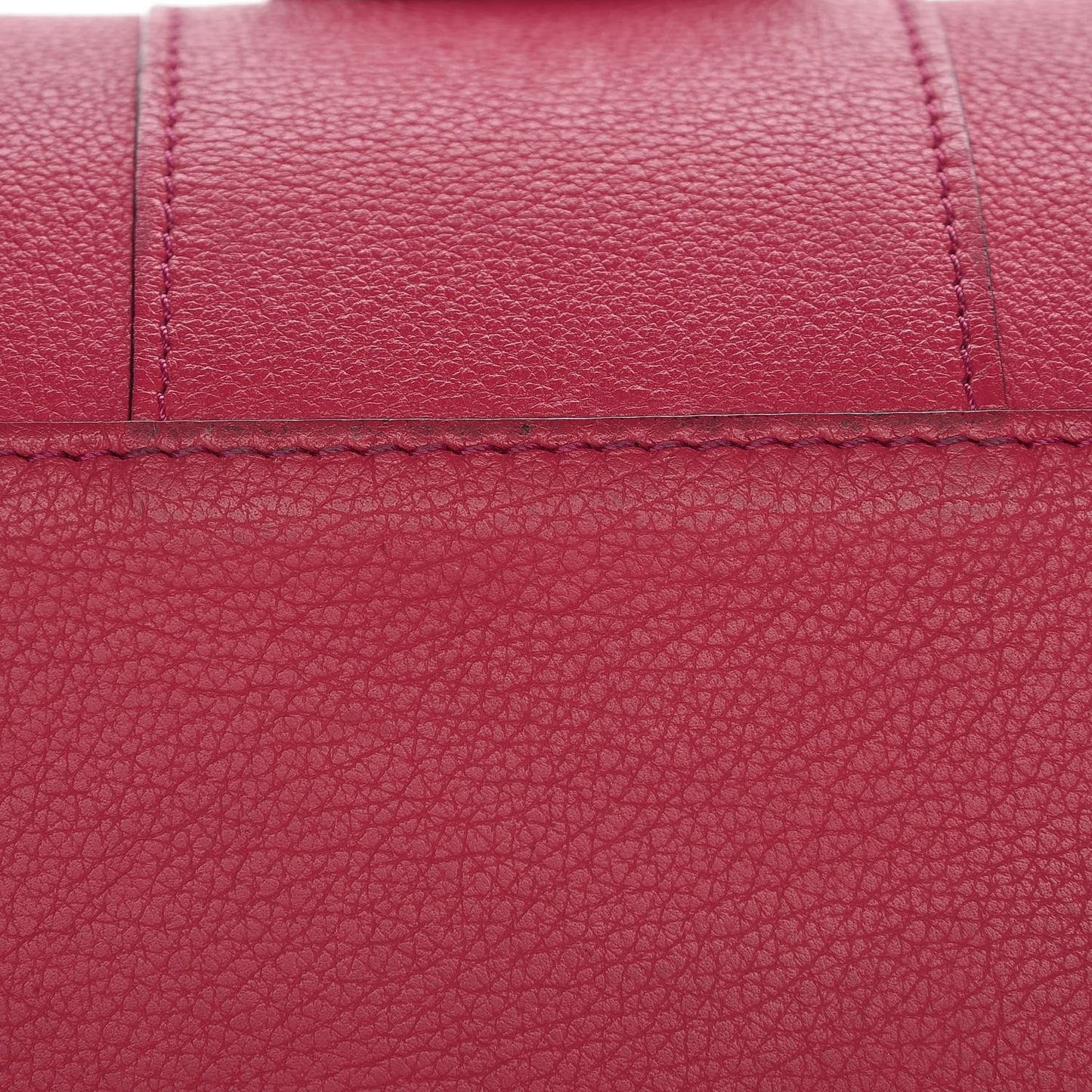 Grained Calfskin GM Brillant Satchel Fuchsia