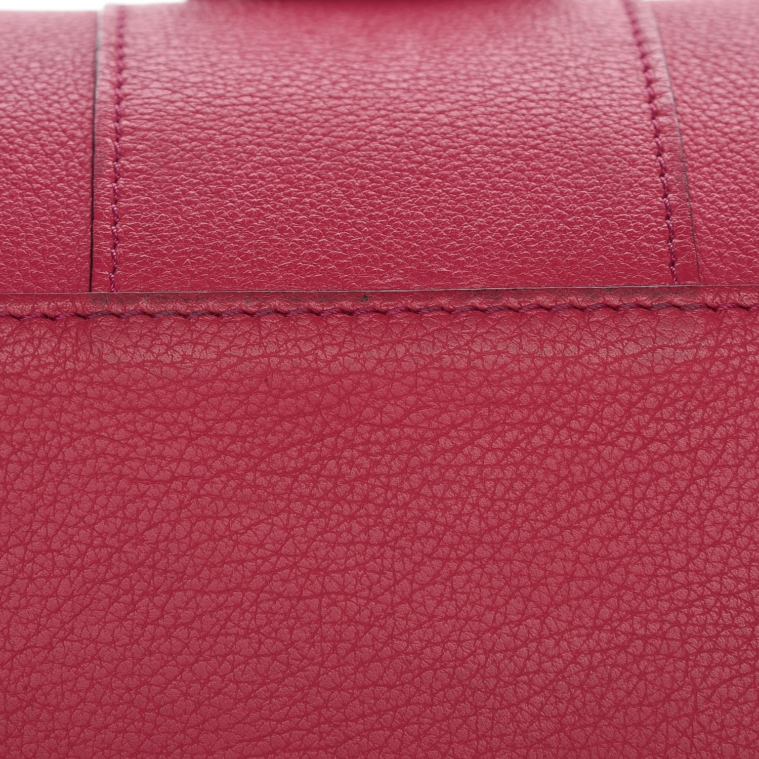 Delvaux Grained Calfskin GM Brillant Satchel Fuchsia 11 of 14