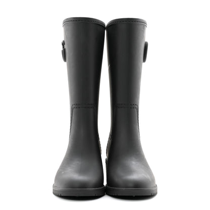 Gucci Rubber Double G Womens Rain Boots 39 Black 2 of 11