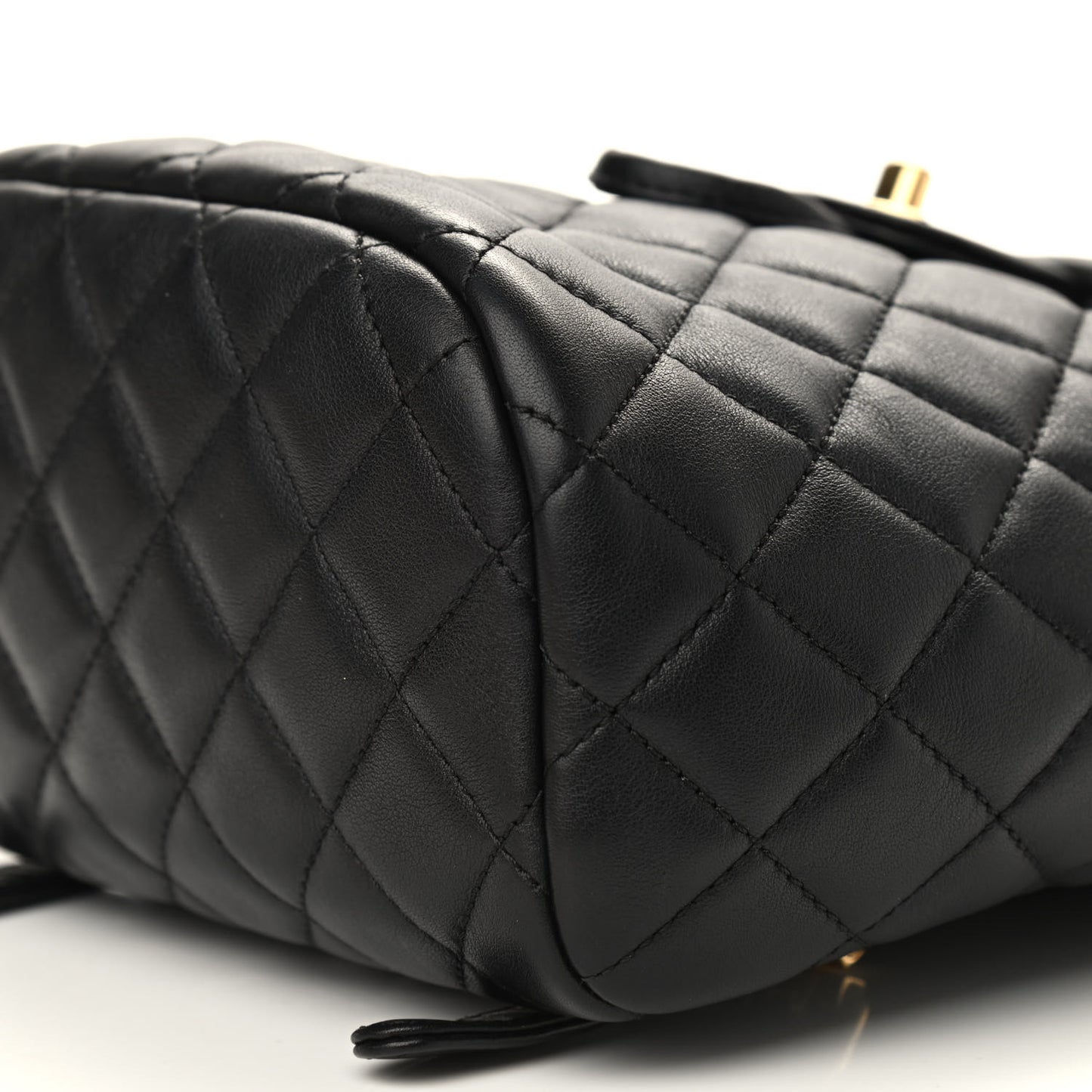 Calfskin Quilted Mini Urban Spirit Backpack Black