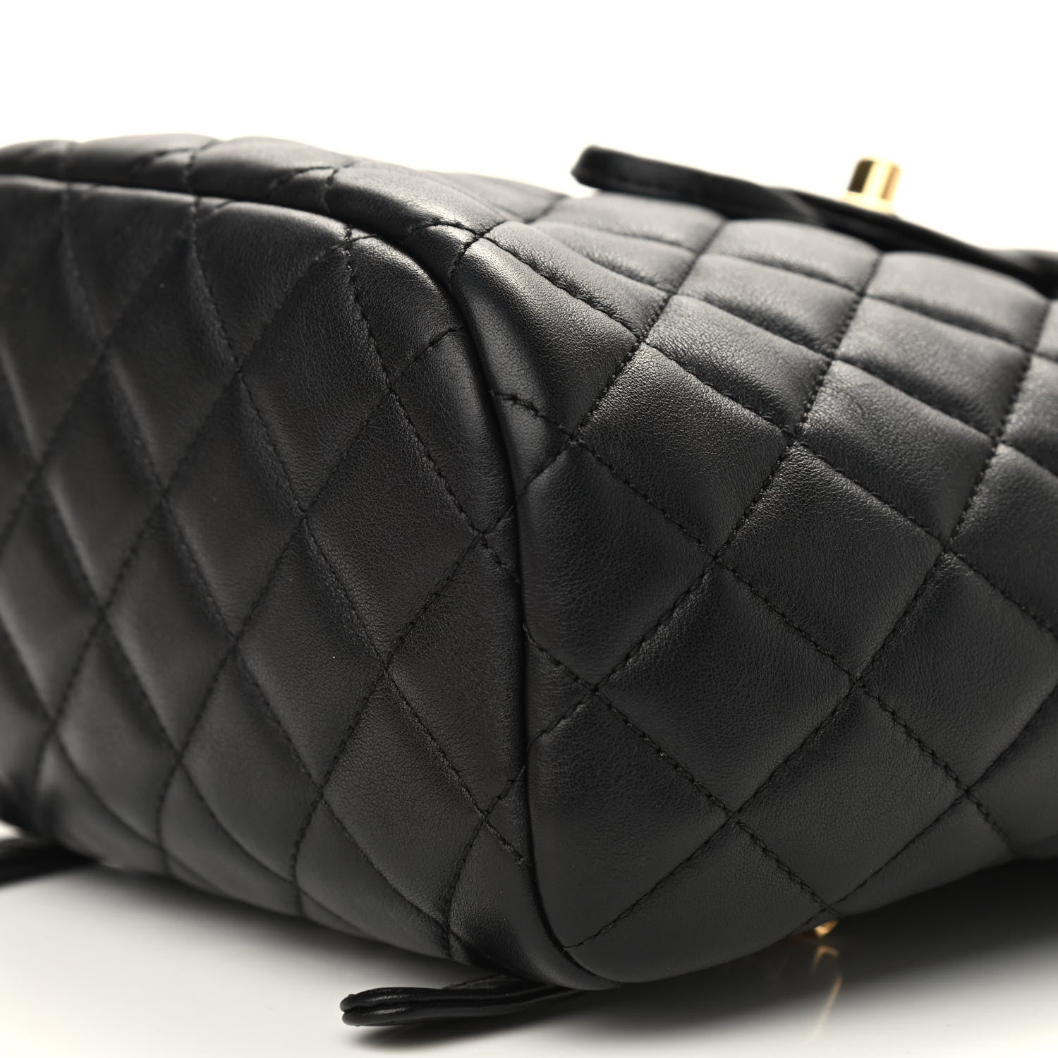 Chanel Calfskin Quilted Mini Urban Spirit Backpack Black 9 of 9
