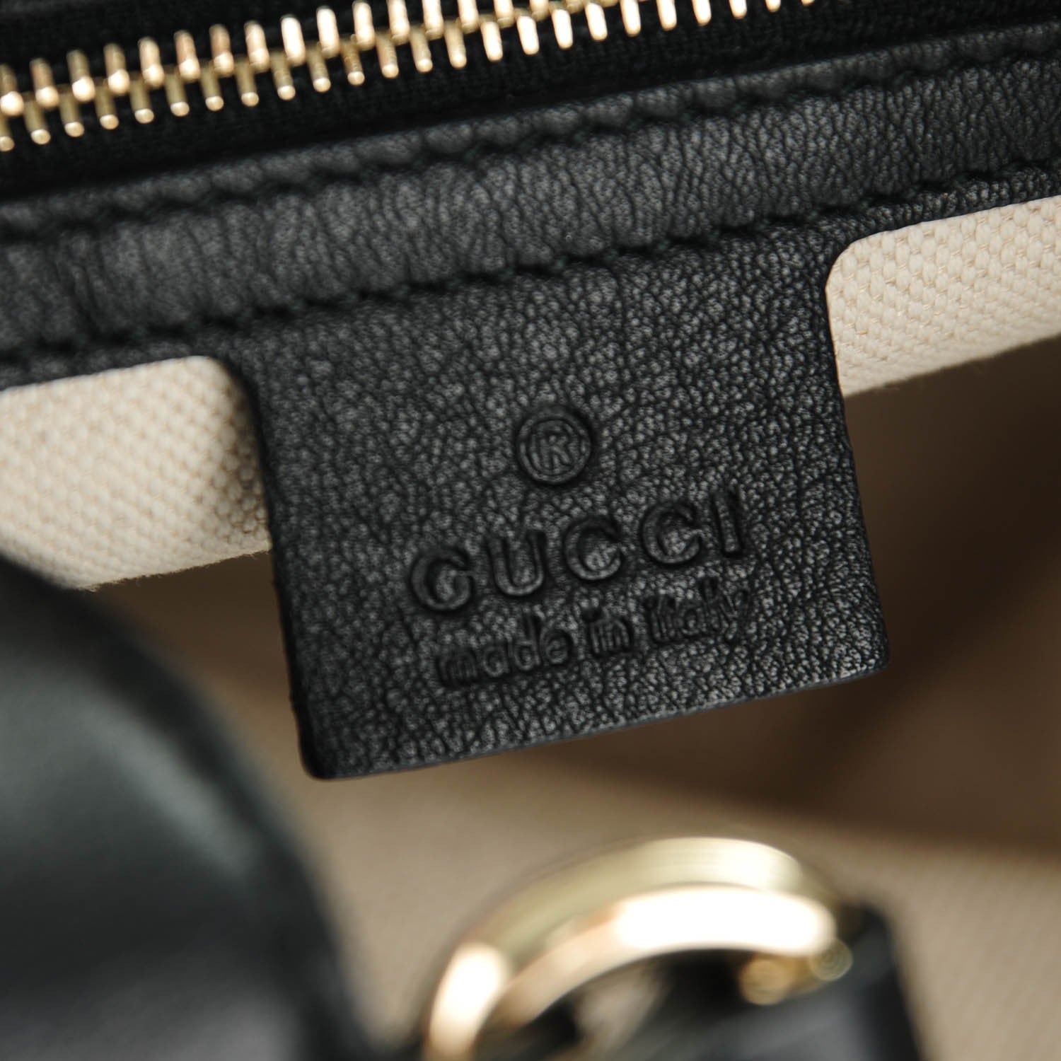 Gucci Guccissima Medium Emily Hobo Black 6 of 7