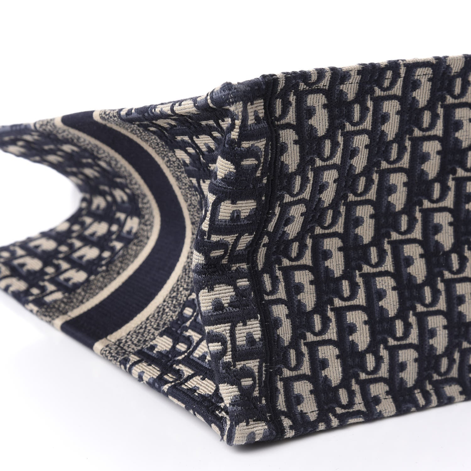 Christian Dior Oblique Medium Book Tote Blue Multicolor 6 of 10