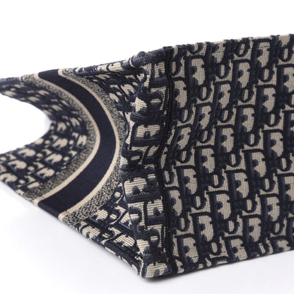 Christian Dior Oblique Medium Book Tote Blue Multicolor 6 of 10