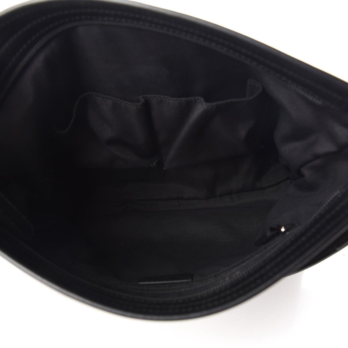GG Monogram Web Flat Messenger Bag Black