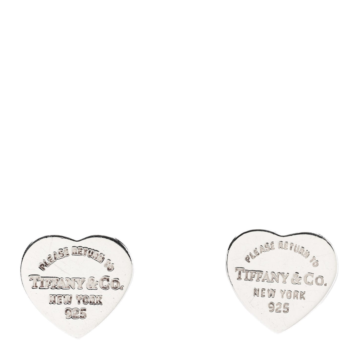 Sterling Silver Mini Return To Tiffany Heart Tag Earrings