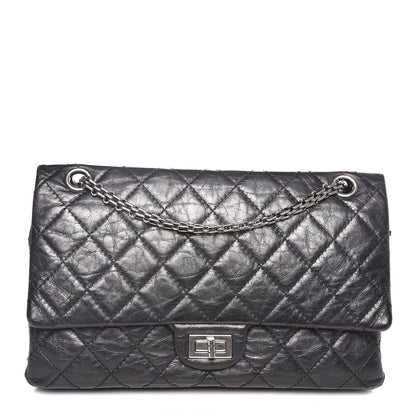 Chanel Aged Calfskin Quilted 2.55 Reissue 226 Flap Black 1 of 8