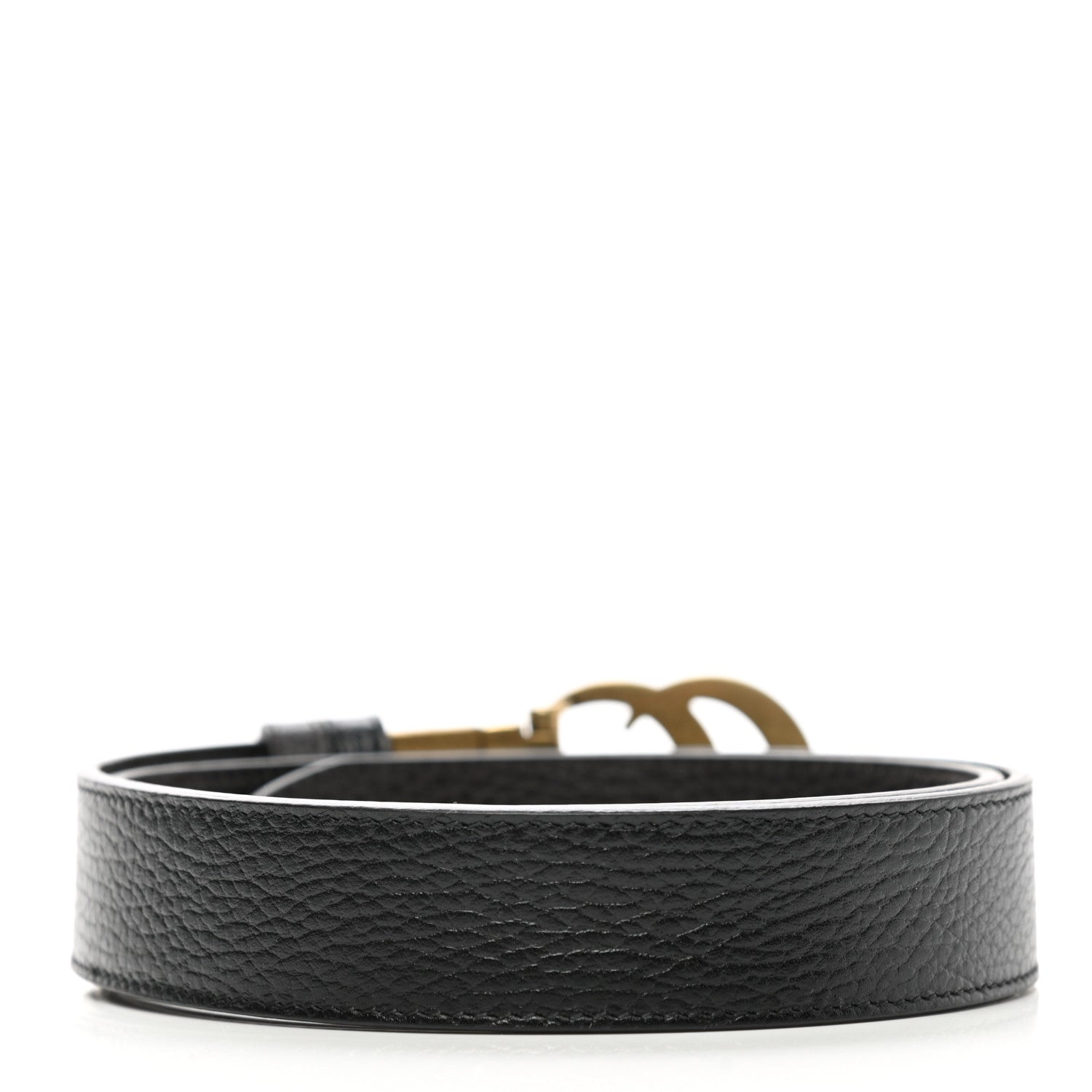 Gucci Dollar Calfskin Double G Reversible 30mm Belt 85 34 Black New Acero 2 of 6