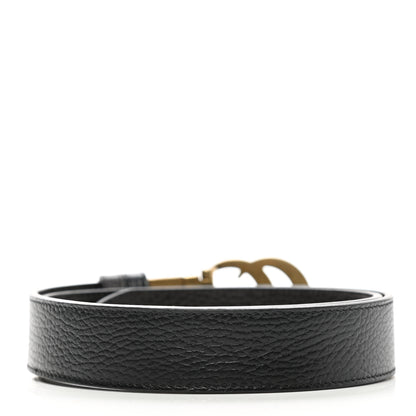 Gucci Dollar Calfskin Double G Reversible 30mm Belt 85 34 Black New Acero 2 of 6