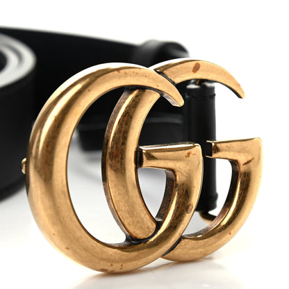 Gucci Calfskin Double G 30mm Belt 90 36 Black 6 of 6