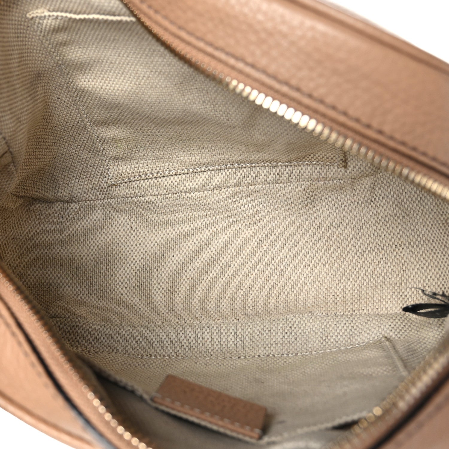 Gucci Pebbled Calfskin Small Soho Disco Bag Camelia 5 of 12