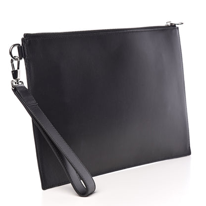 Burberry Smooth Calfskin Edin Zip Pouch Black 3 of 10
