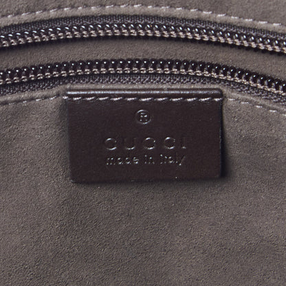 Gucci GG Supreme Monogram Medium Zippered Tote Dark Brown 9 of 10