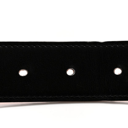 Hermes Box Togo 32mm H Belt 90 36 Black Orange 4 of 11