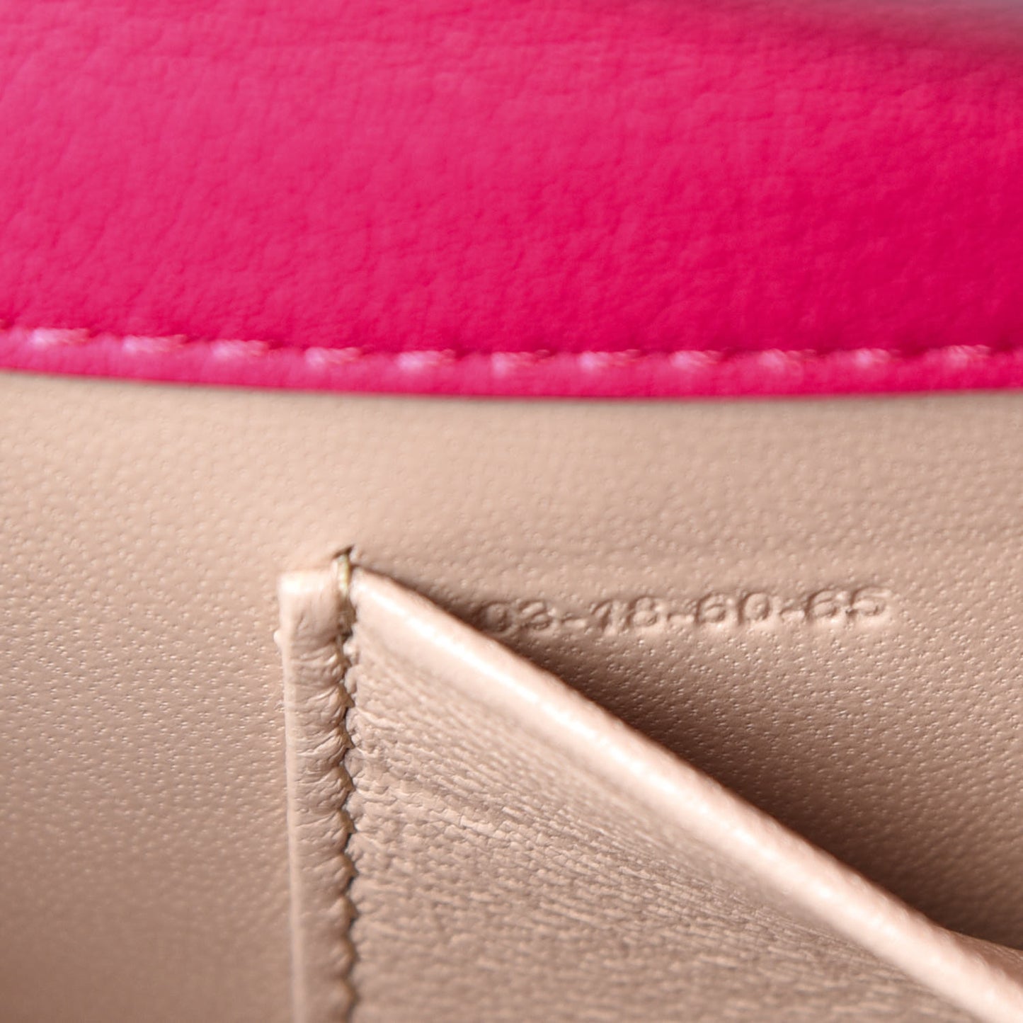 Calfskin Small Nile Bracelet Minaudiere Bag Fuchsia Rose