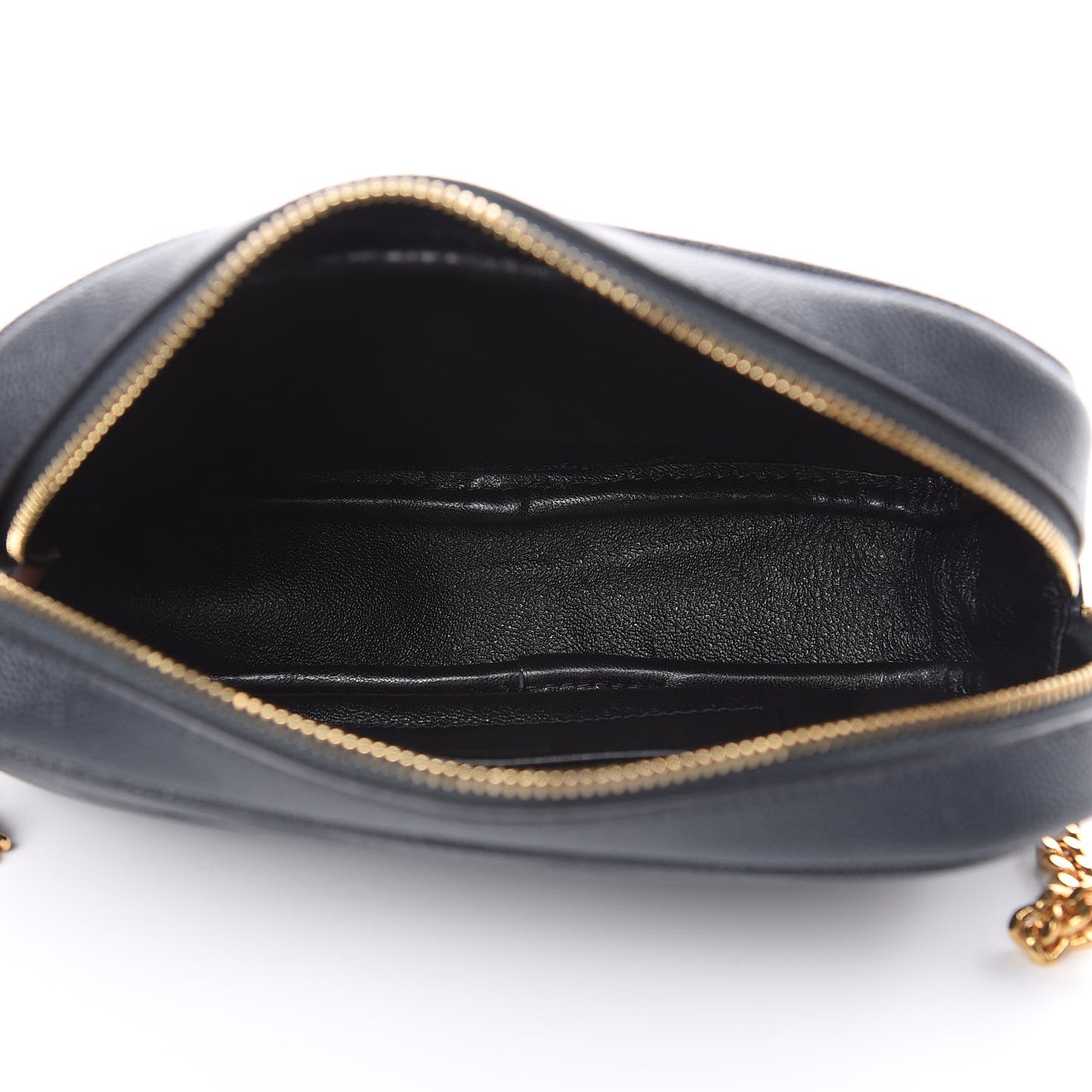 Grain De Poudre Matelasse Monogram Mini Lou Camera Bag Dark Smog