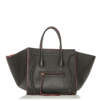 Celine Baby Grained Calfskin Medium Phantom Luggage Dark Taupe 1 of 7