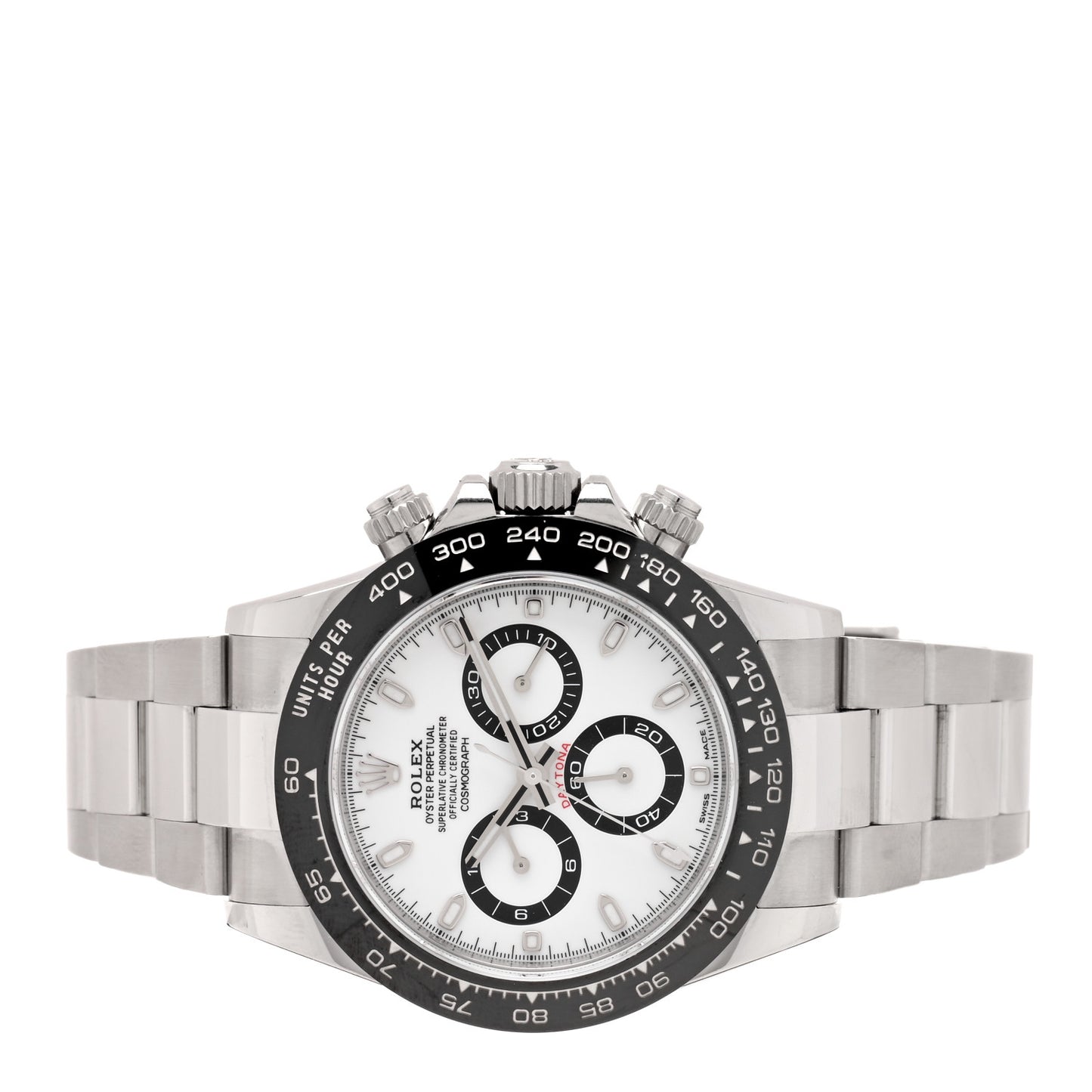 Stainless Steel 40mm Oyster Perpetual Cosmograph Daytona Panda Watch White 116500LN