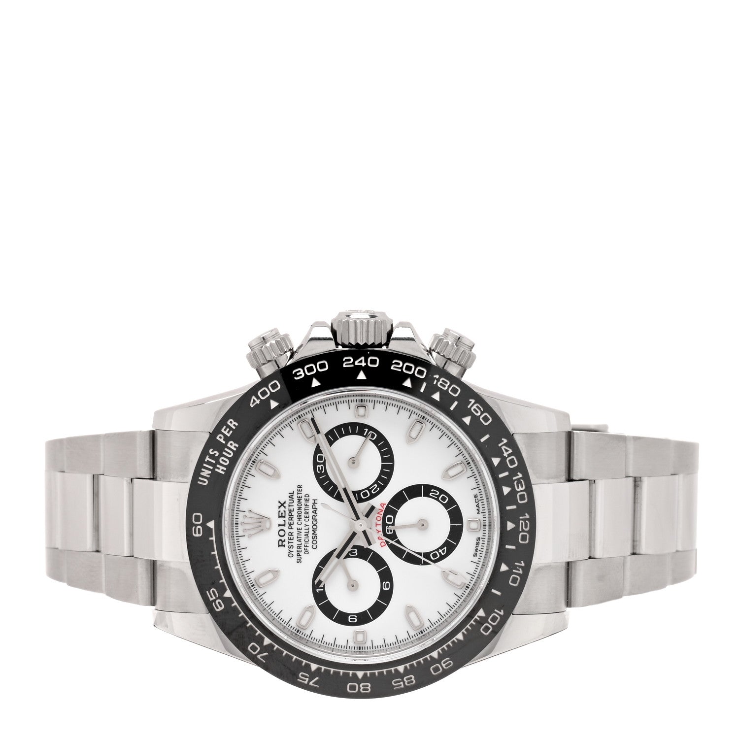 Rolex Stainless Steel 40mm Oyster Perpetual Cosmograph Daytona Panda Watch White 116500LN 2 of 4