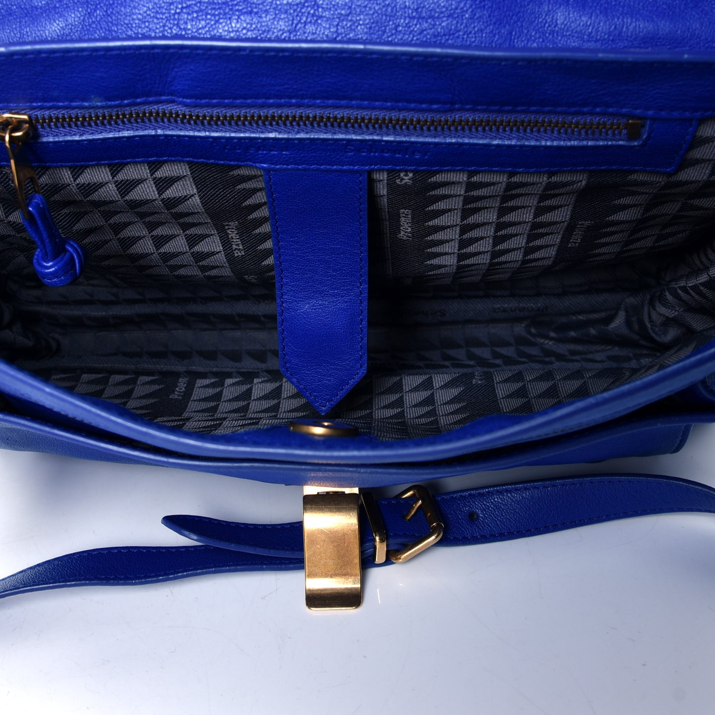 Lambskin Medium PS1 Satchel Royal Blue