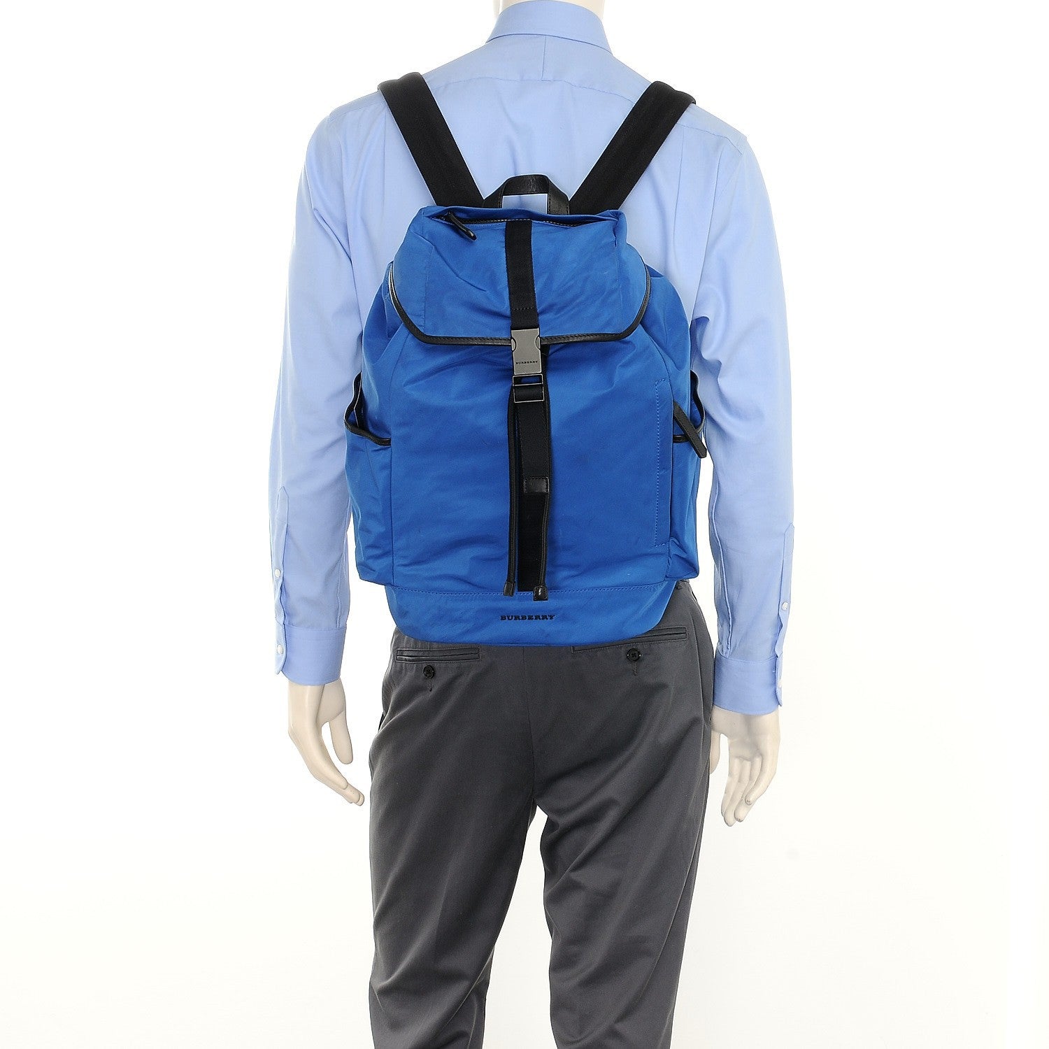 Burberry Nylon Drifton Backpack Marine 2 of 12
