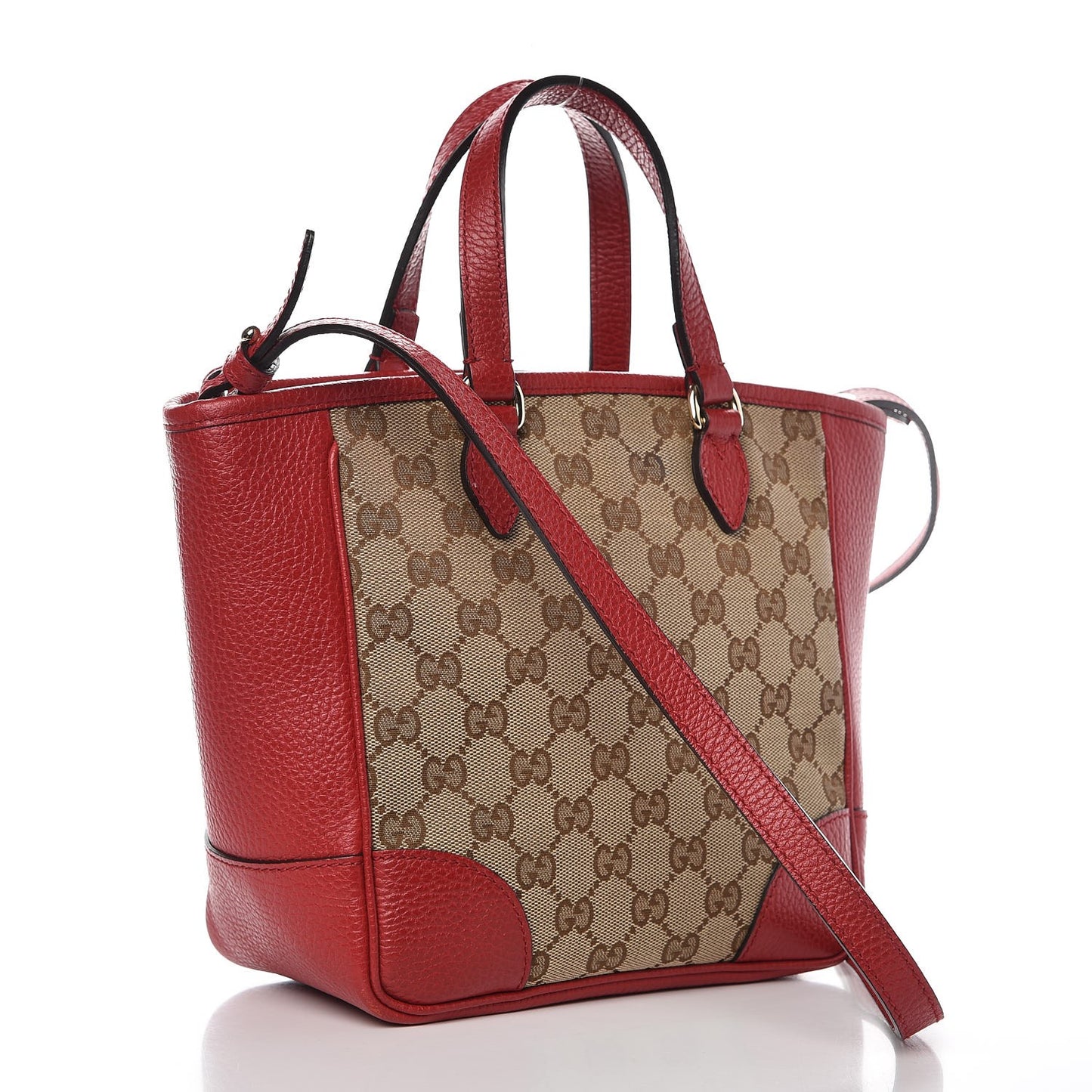 Monogram Small Bree Tote Red