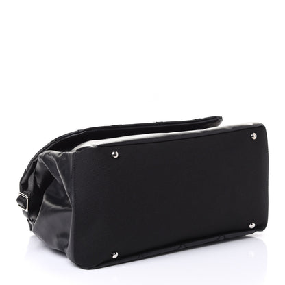 Chanel Coated Canvas Paris Biarritz Messenger Flap Black 3 of 5