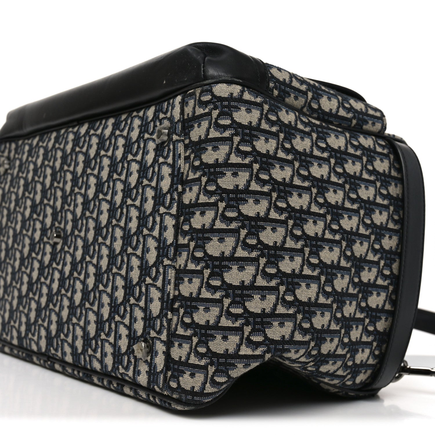 Christian Dior Oblique Calfskin Hit The Road Pet Carrier Blue 10 of 10