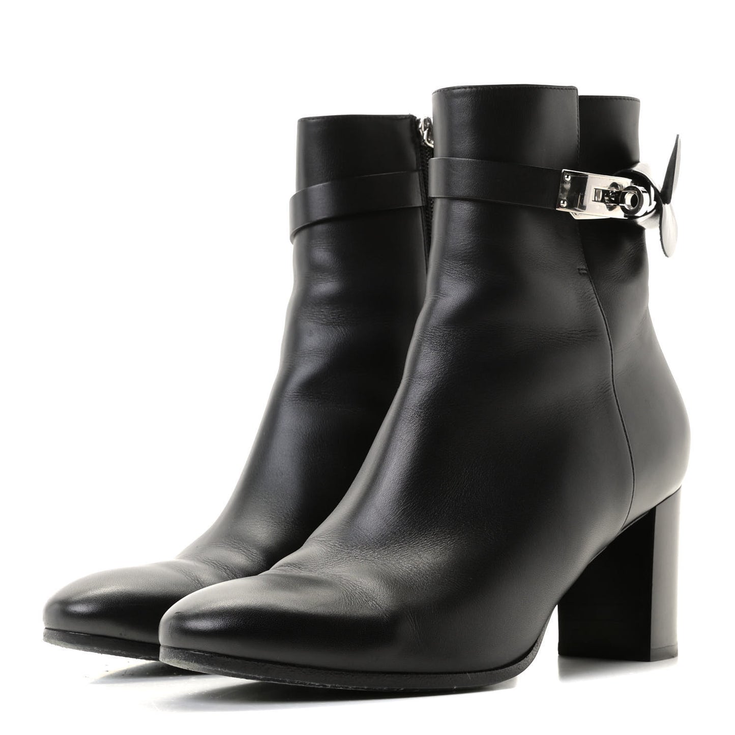 Calfskin Saint Germain Ankle Boots 40 Black