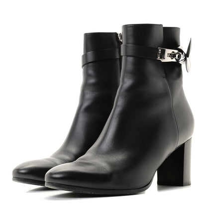Hermes Calfskin Saint Germain Ankle Boots 40 Black 2 of 28
