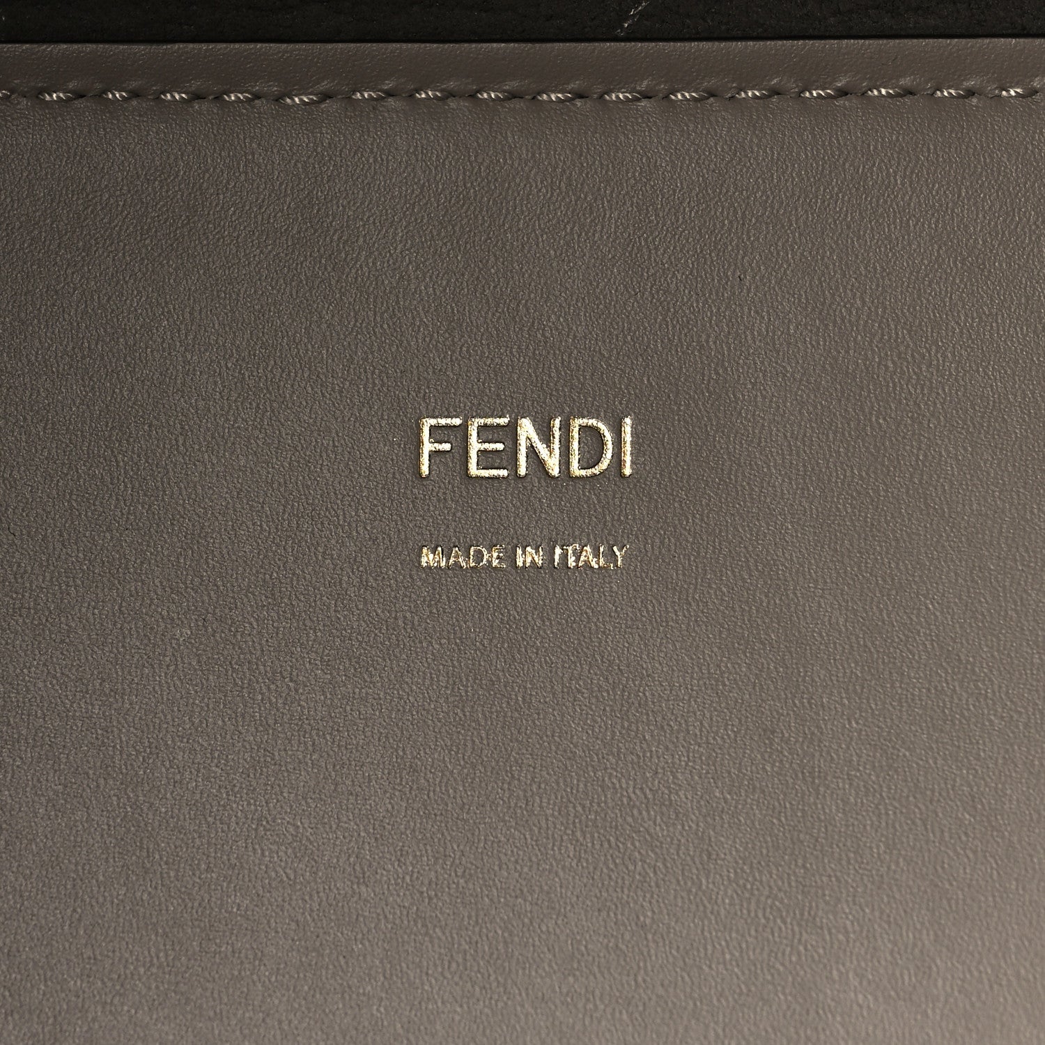 Fendi Vitello King Ceylon Plexiglass Woven Logo Debossed Fendi Sunshine Shopper Tote Tortora White Rice 6 of 10