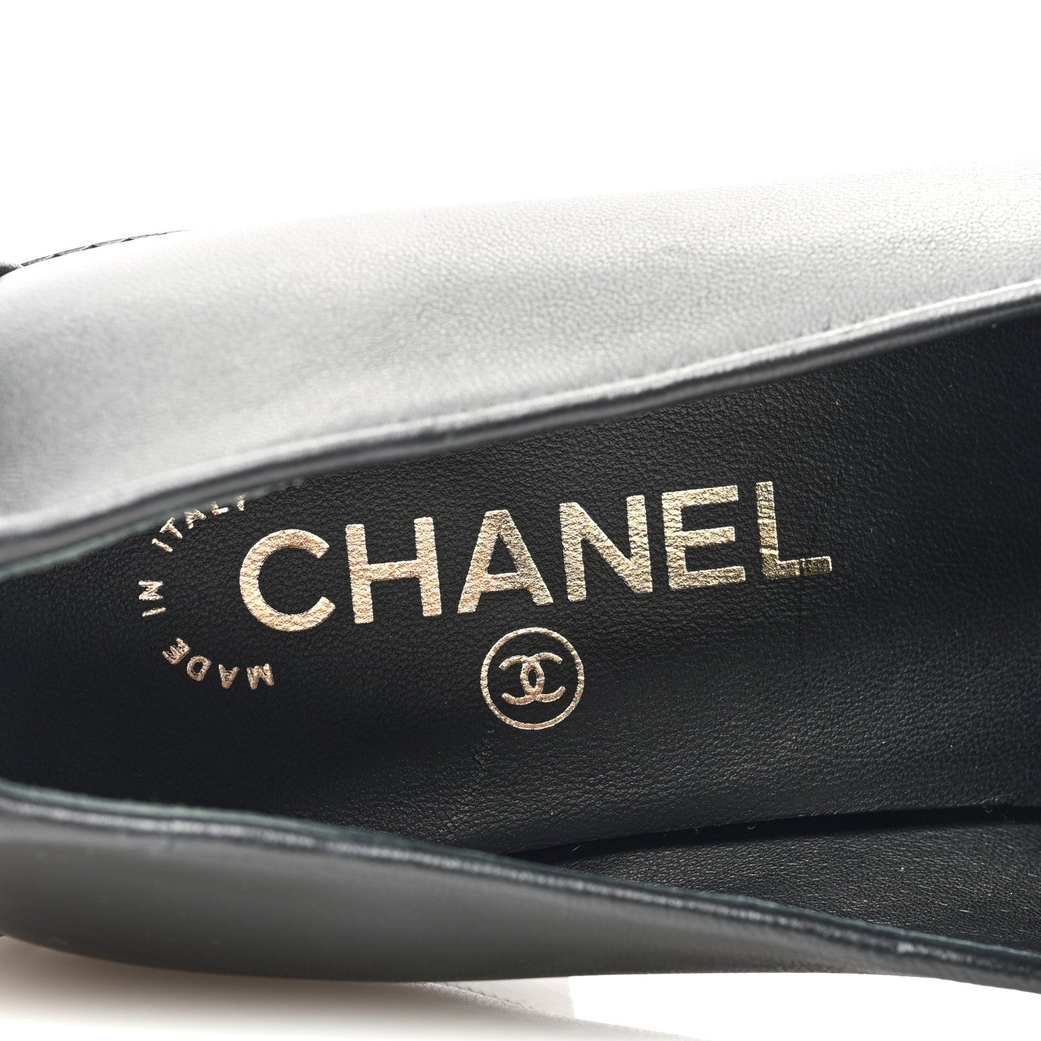 Chanel Lambskin Quilted Boy Loafers 39.5 Black 7 of 7