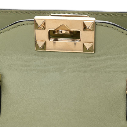 Valentino Garavani Vitello Small Rockstud Double Handle Tote Green Tea Sorbet 13 of 13