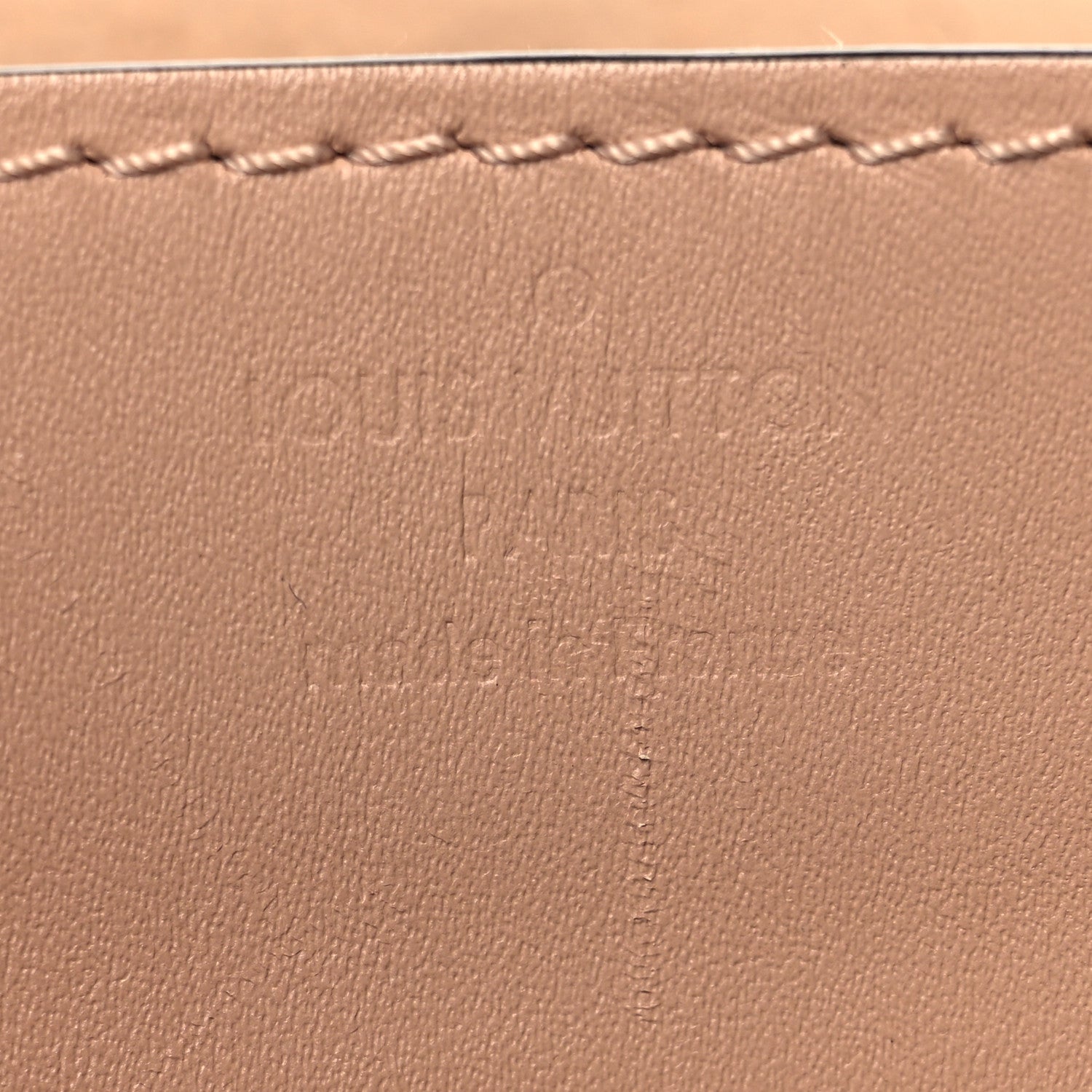 Louis Vuitton Calfskin Chain Louise GM Nude 6 of 10