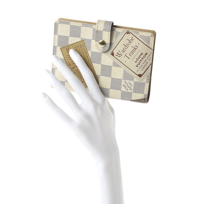 Louis Vuitton Damier Azur Illustre Small Trunks Labels Ring Agenda Cover 2 of 10
