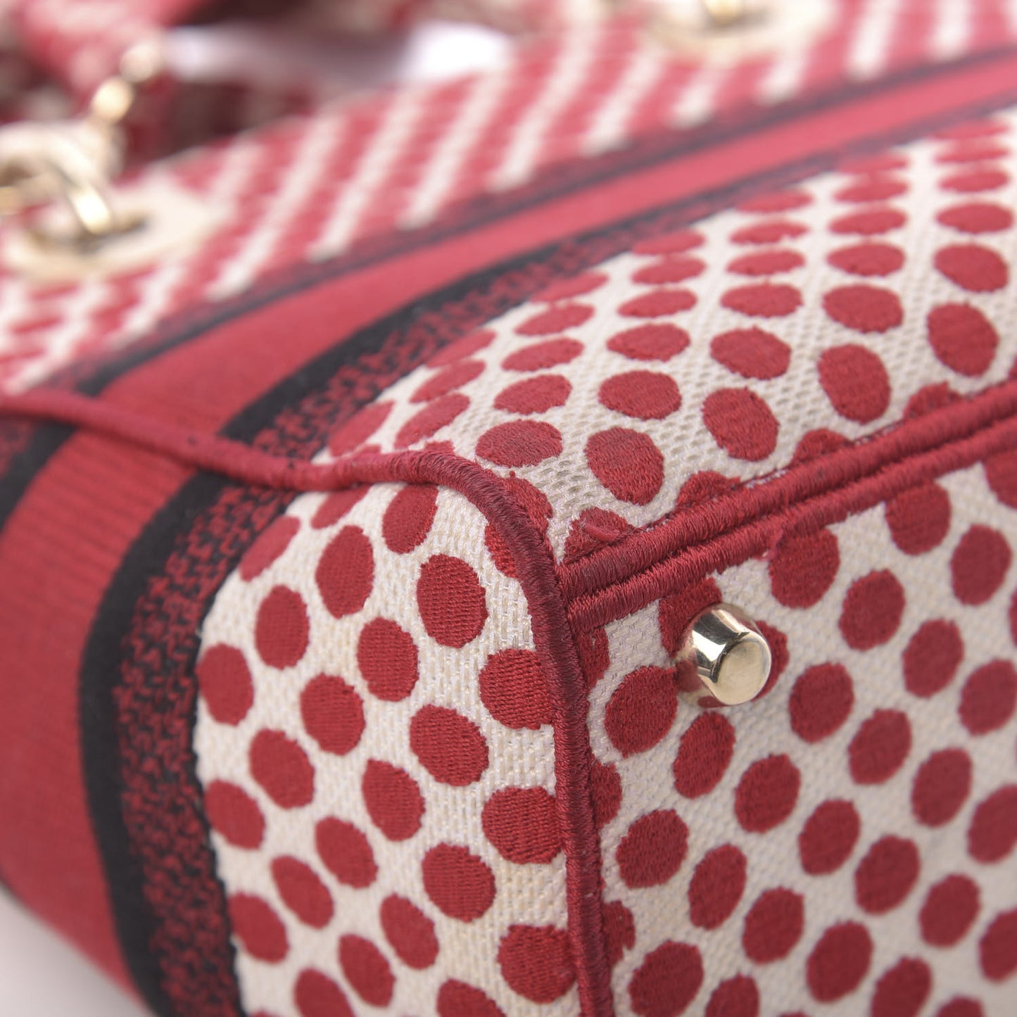 Canvas Medium DiorAmour Dots Lady D-Lite Red