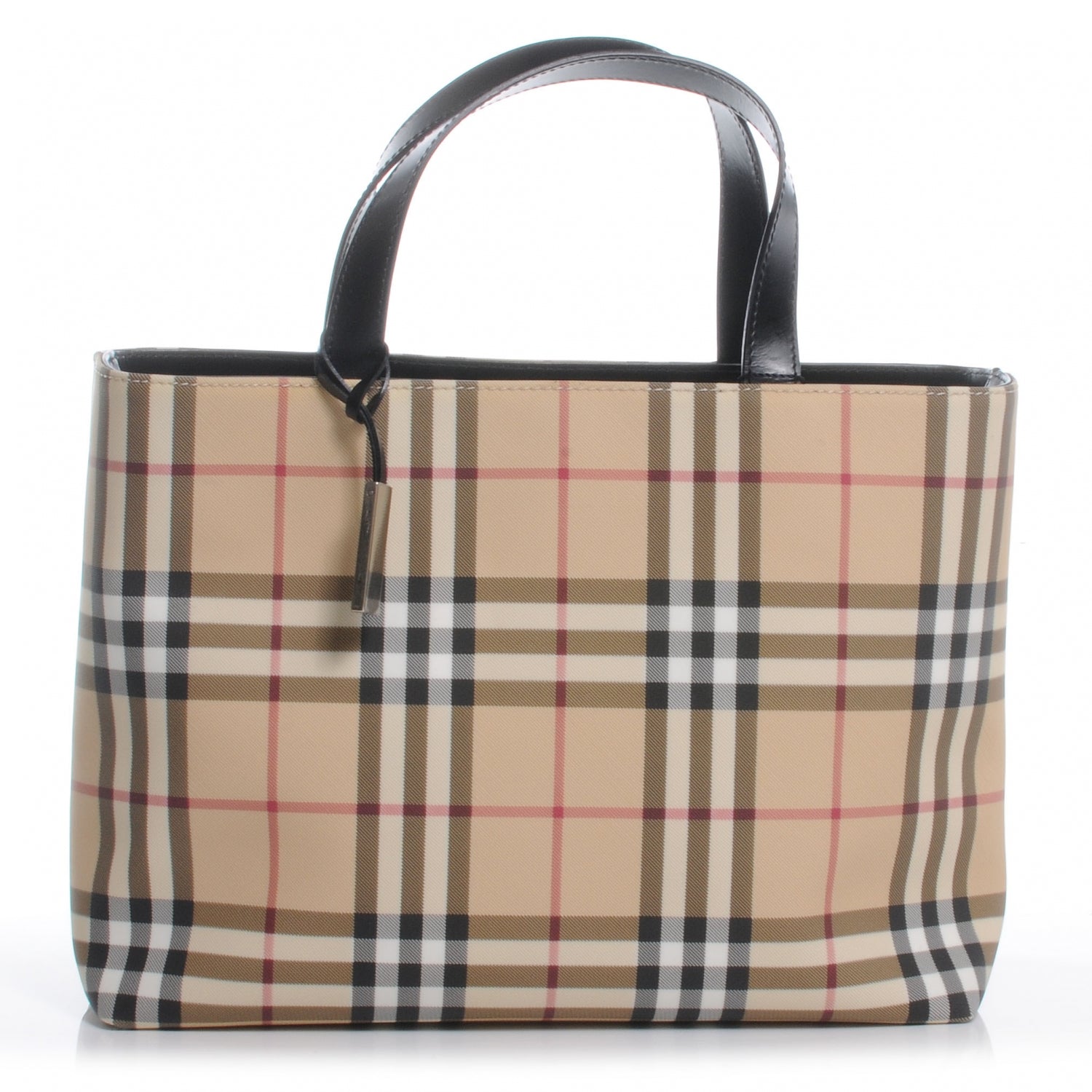 Burberry House Check Medium Tote Black 1 of 7