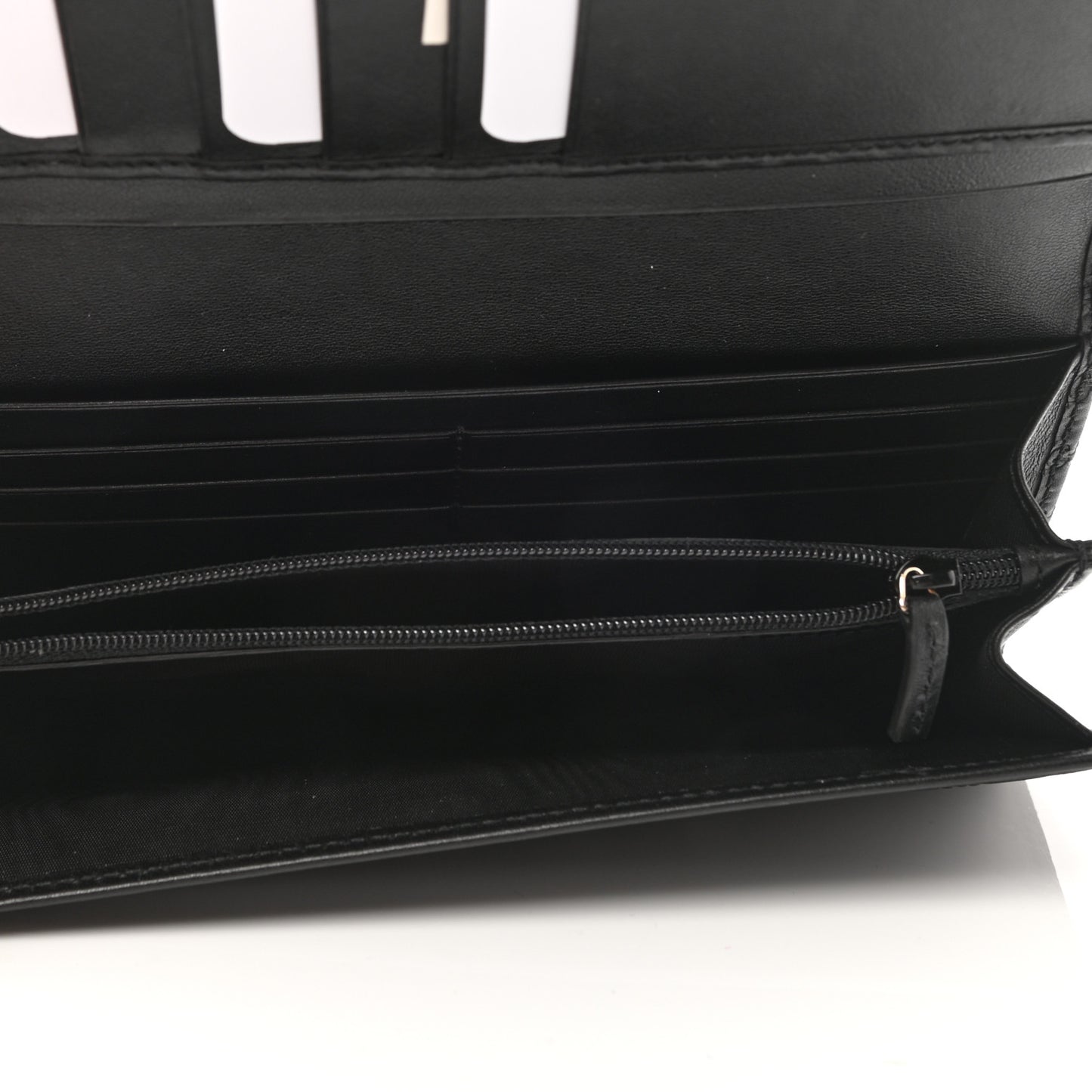Soft Microguccissima Continental Wallet Black