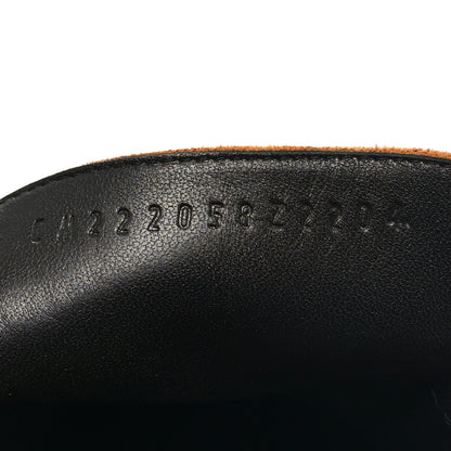 Hermes Suede Goatskin Flore 60 Mules 40 Brun Amourette 6 of 9
