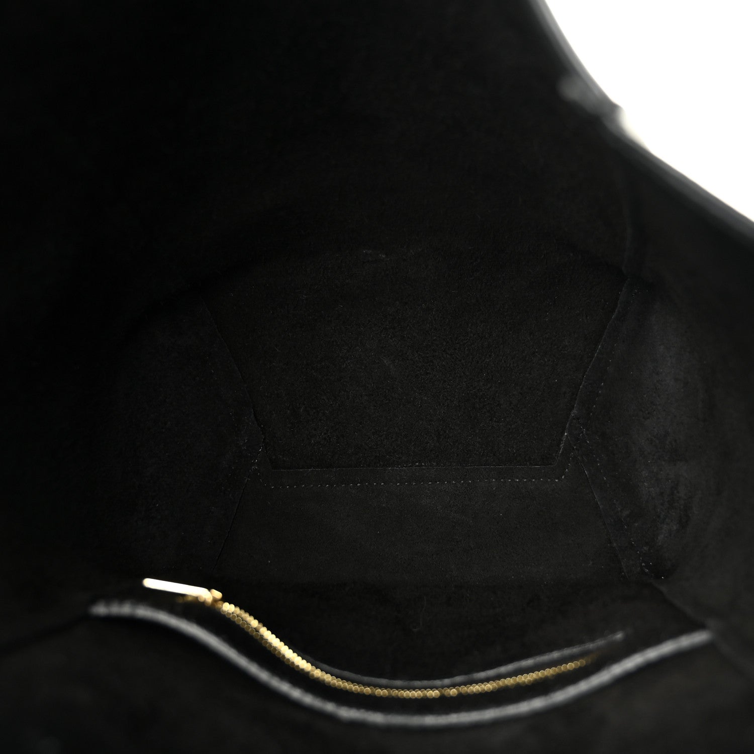 Celine Soft Grained Calfskin Small Sangle Bucket Bag Black 5 of 9