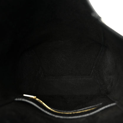 Celine Soft Grained Calfskin Small Sangle Bucket Bag Black 5 of 9