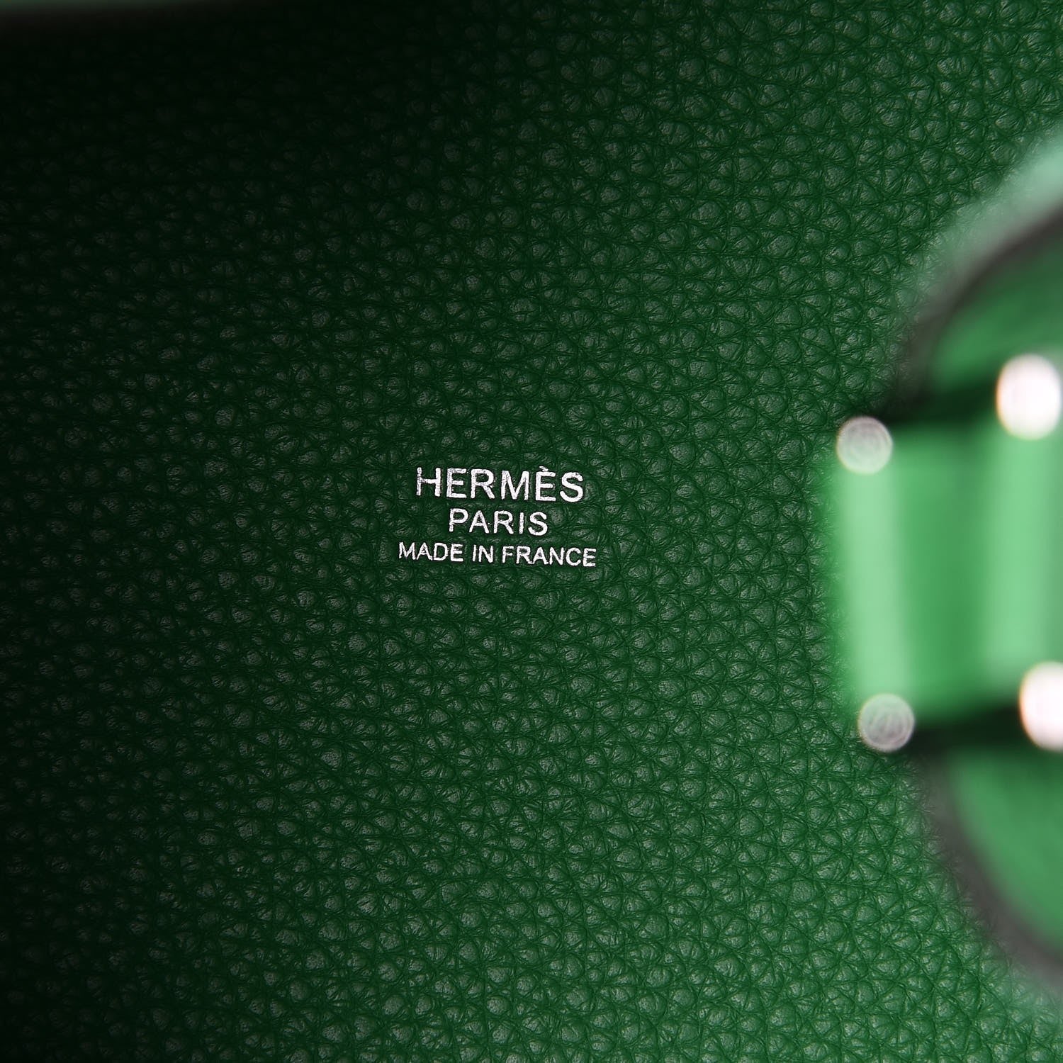 Hermes Taurillon Clemence Picotin Lock 18 PM Bambou 6 of 8