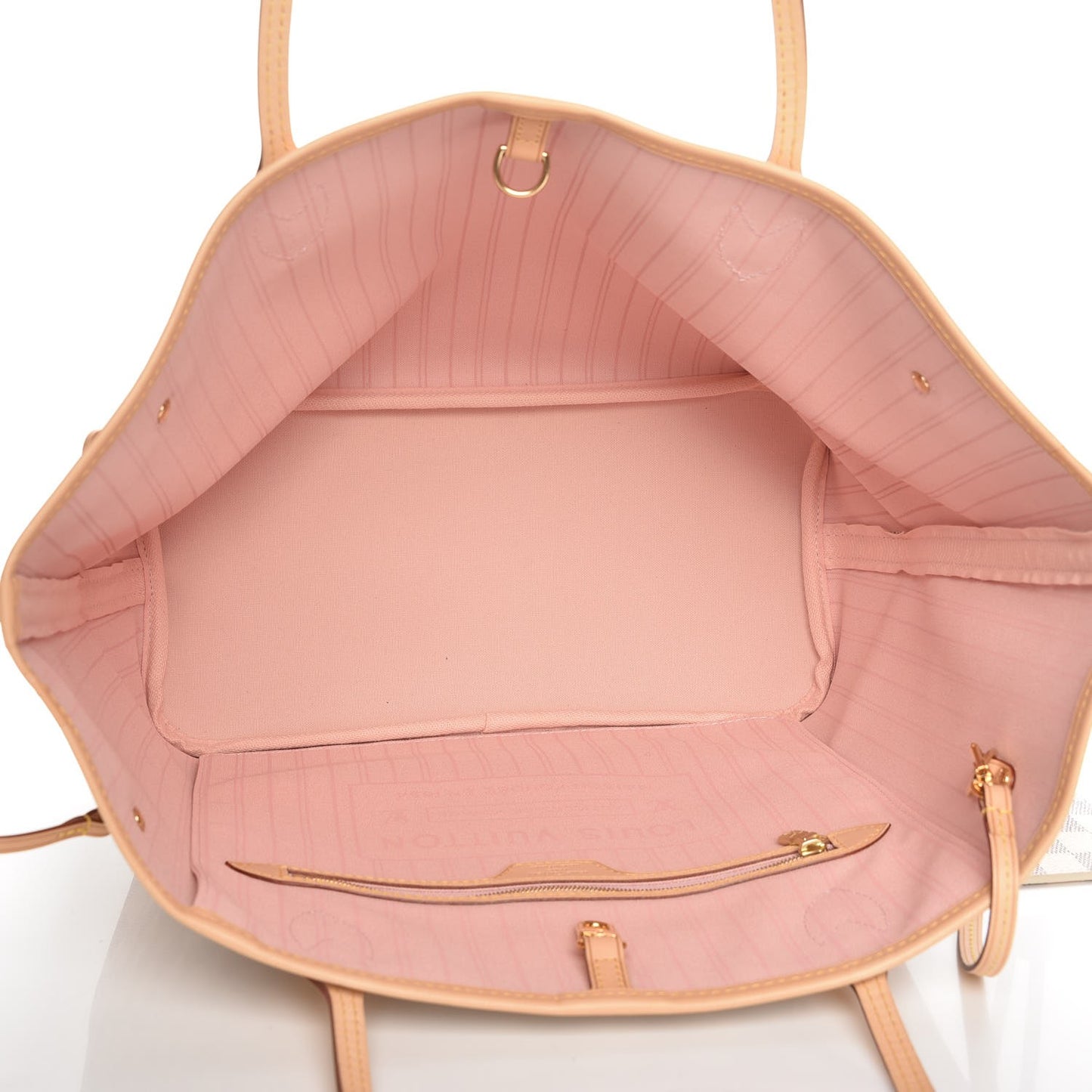 Damier Azur Neo Neverfull MM Rose Ballerine
