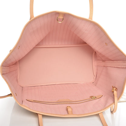 Louis Vuitton Damier Azur Neo Neverfull MM Rose Ballerine 5 of 10
