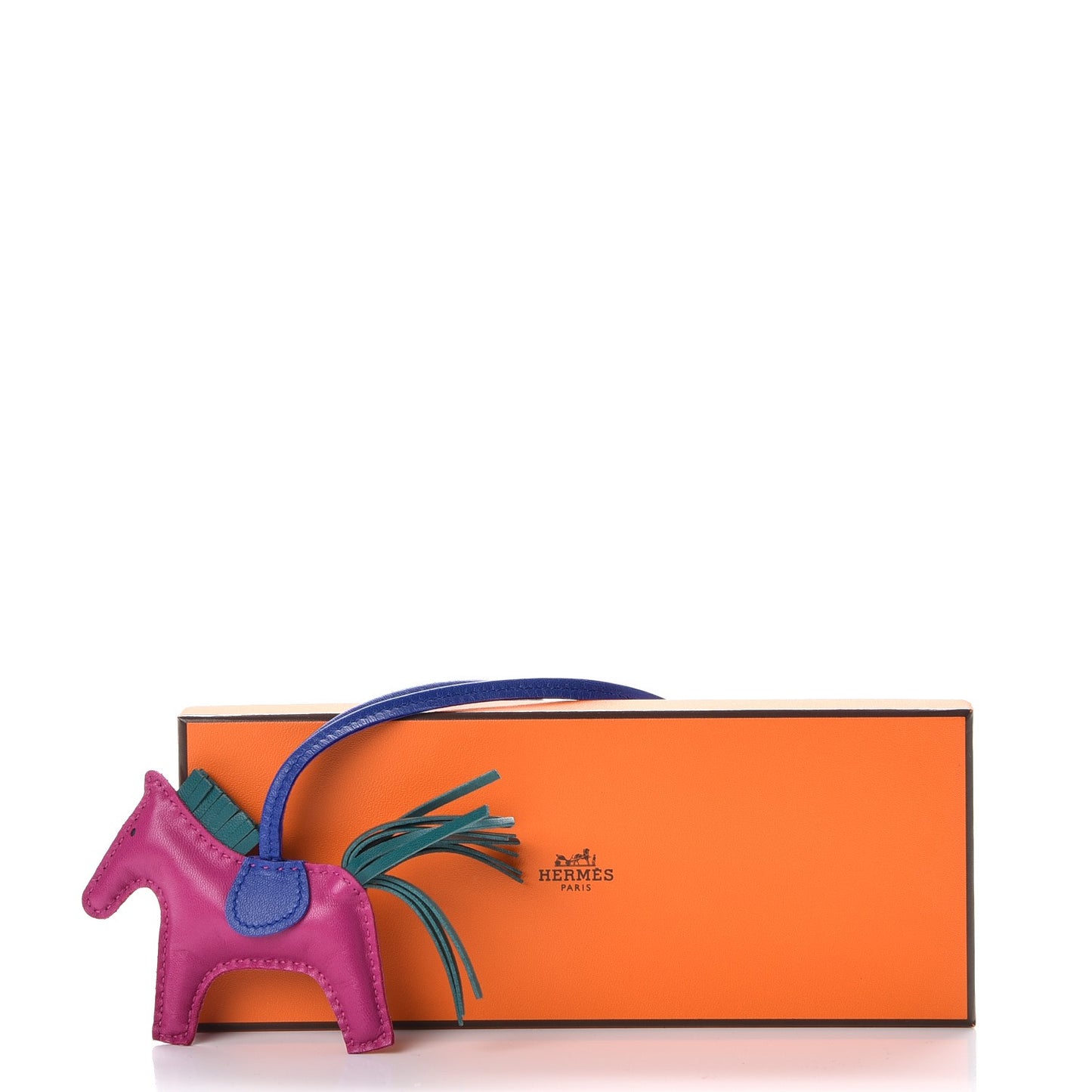 Milo Lambskin Grigri Rodeo Horse Bag Charm PM Rose Pourpre Bleu Electrique Malachite