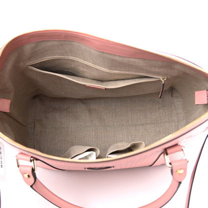 Gucci Soft Microguccissima Large Dome Satchel Soft Pink 5 of 10